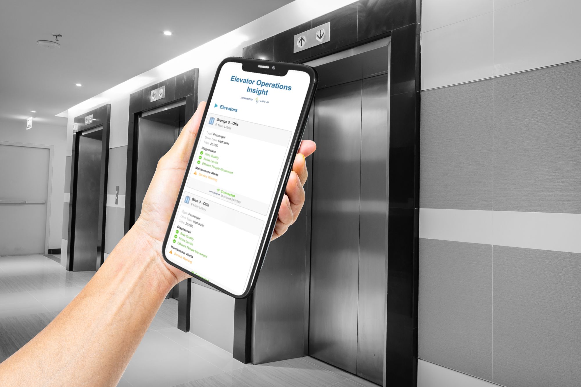Lift and Escalator Monitoring